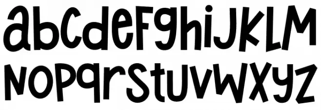 Silverkids خط أحرف صغيرة