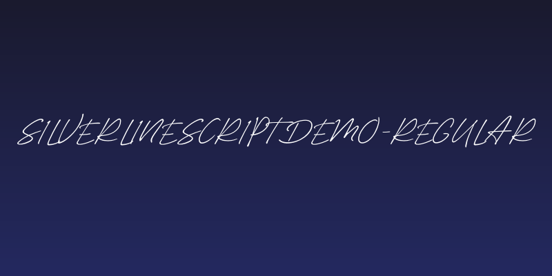 SilverlineScriptDemo-Regular Social Header