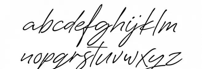 SilverlineScriptDemo-Regular Font LOWERCASE