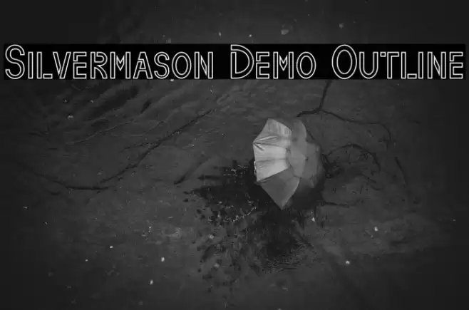 Silvermason Demo Outline Font examples