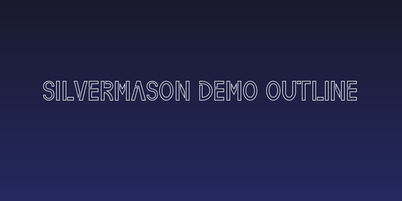 Silvermason Demo Outline Social Header
