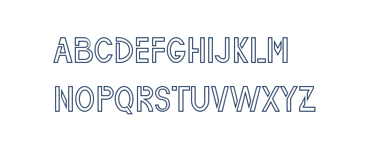 Silvermason Demo Outline Lowercase