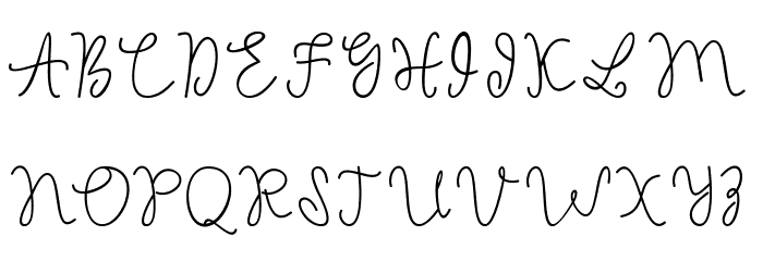 Silversmith Font UPPERCASE