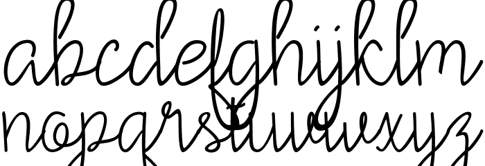 Silversmith Font LOWERCASE
