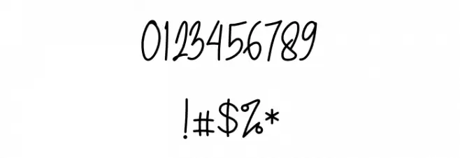 Silverstain_Signature_Demo Font OTHER CHARS