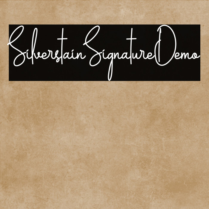 Silverstain_Signature_Demo Example 3