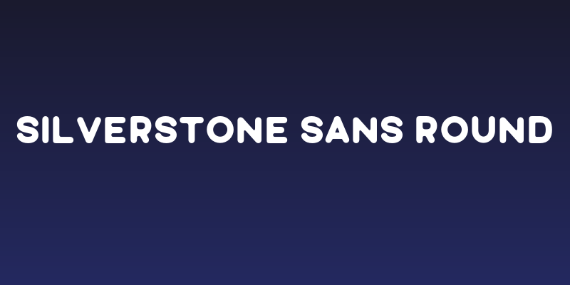 Silverstone Sans Round Social Header