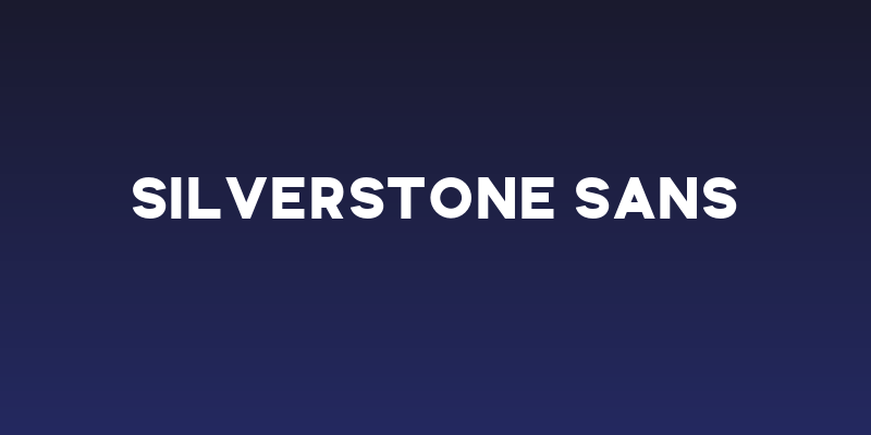 Silverstone Sans Social Header