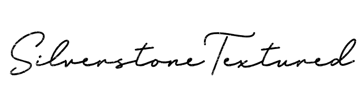 Silverstone Textured Font
