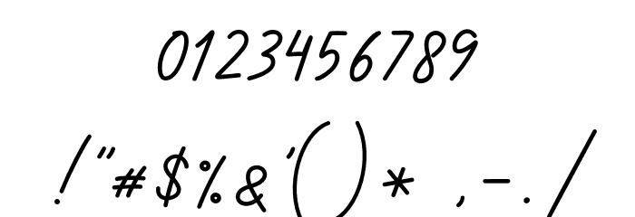 Silverstone Textured Font OTHER CHARS
