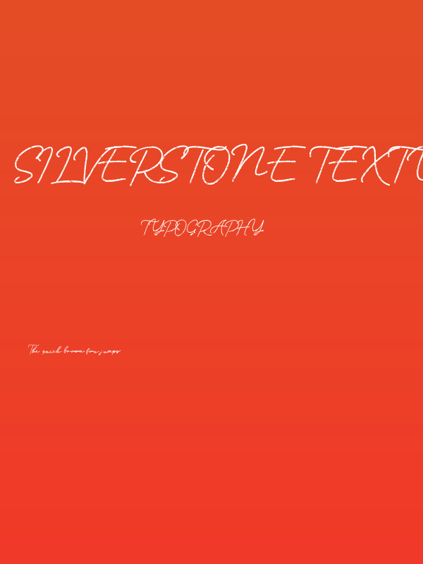 Silverstone Textured Poster