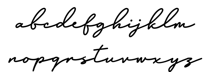 Silverstone Font LOWERCASE