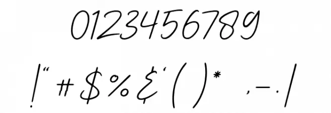 Silvertone Font OTHER CHARS