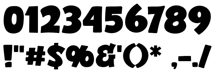 Silvertones Font Alte caractere