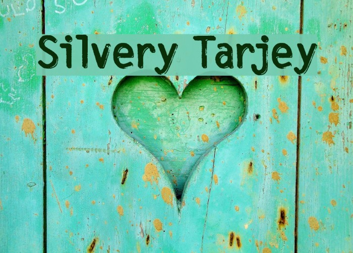 Silvery Tarjey फ़ॉन्ट examples