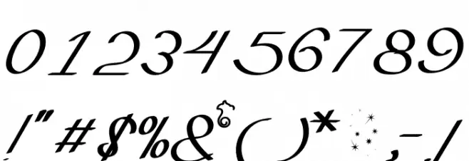 Silvester Font OTHER CHARS