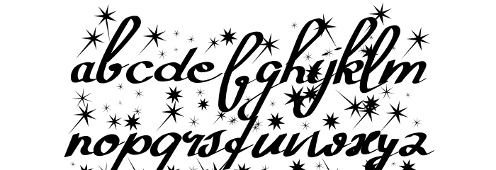 Silvester Font LOWERCASE