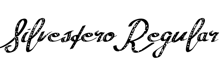 SilvesteroRegular  Frei Schriftart Herunterladen