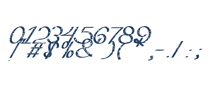 SilvesteroRegular Other Characters