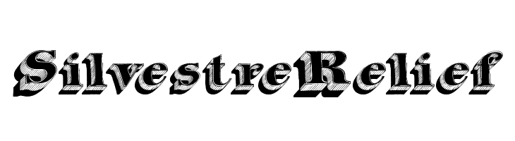 Silvestre Relief  Free Fonts Download