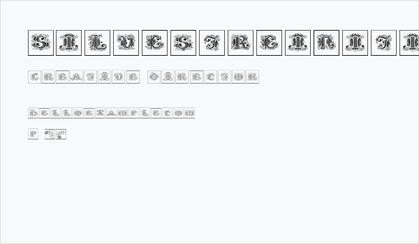 SilvestreInitialsSquares Business Card