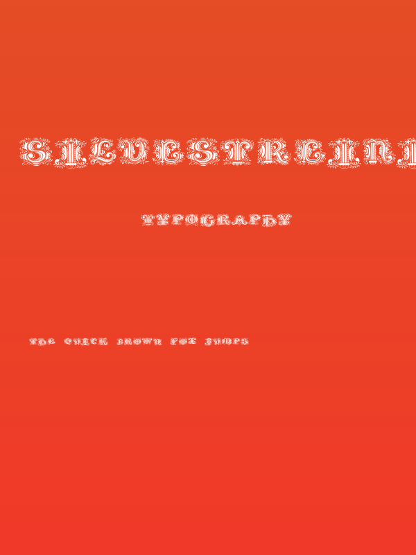 SilvestreInitials Poster