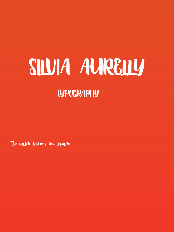 Silvia Aurelly Poster