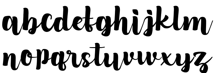 Silvia Aurelly Font LOWERCASE