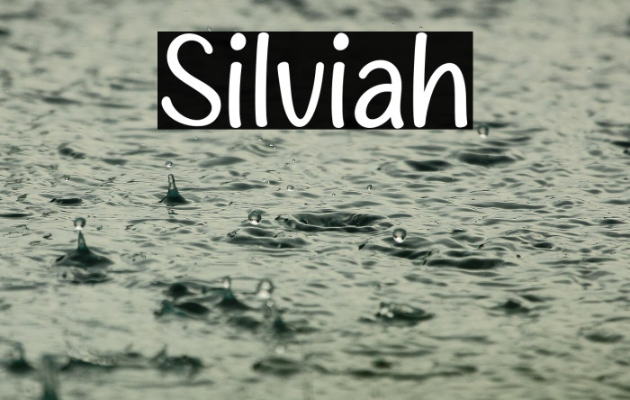 Silviah Example 1