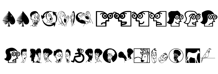SimPlexBats Font LOWERCASE