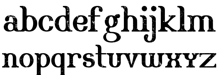 Sima Grunge DEMO Font LOWERCASE