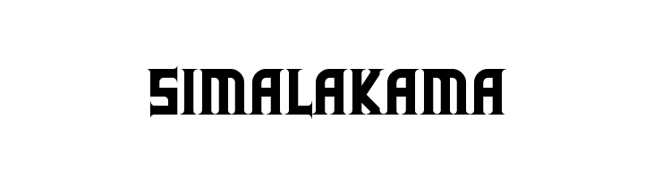 Simalakama  नि: शुल्क फ़ॉन्ट्स डाउनलोड