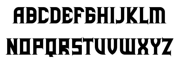 Simalakama Font LOWERCASE