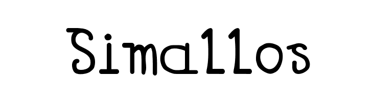 Simallos  font caratteri gratis