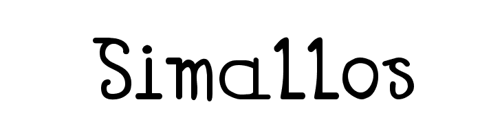 Simallos  Descarca Fonturi Gratis