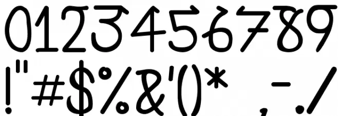 Simallos Font OTHER CHARS