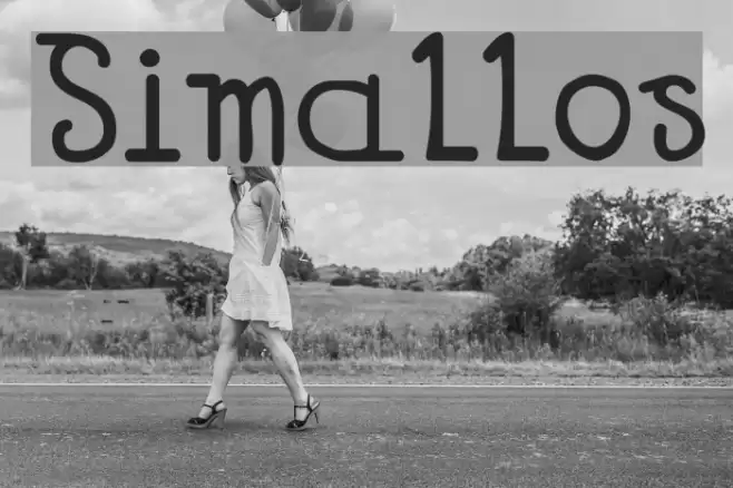 Simallos Font examples