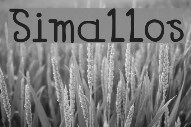 Simallos Font examples