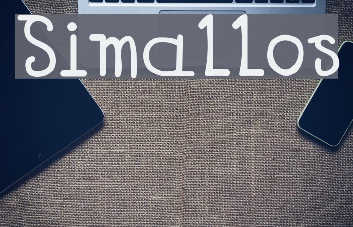 Simallos Font examples