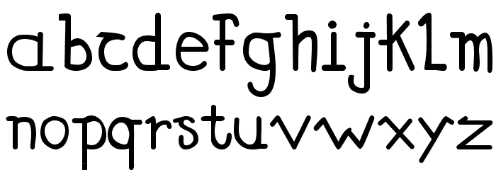 Simallos Font LOWERCASE