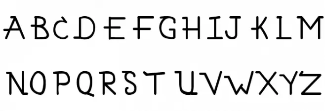 Simallos Schriftart Groß
