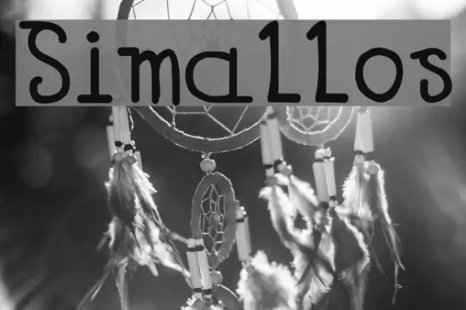 Simallos Font examples