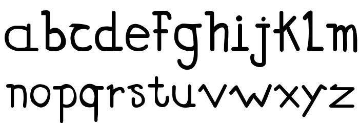 Simallos Font LOWERCASE