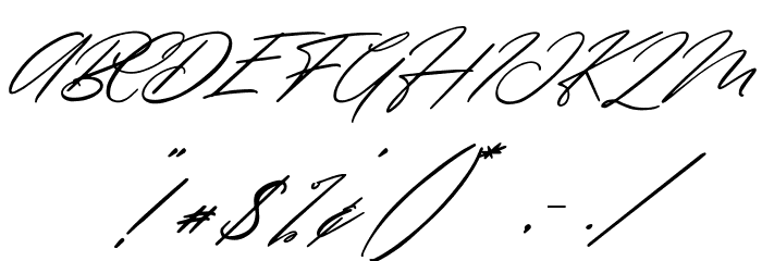 Simanice-Demo Font OTHER CHARS