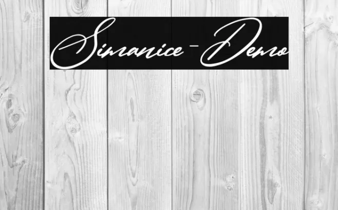 Simanice-Demo Example 1