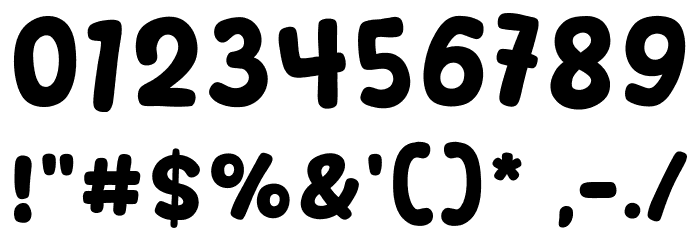 Simanja Font OTHER CHARS