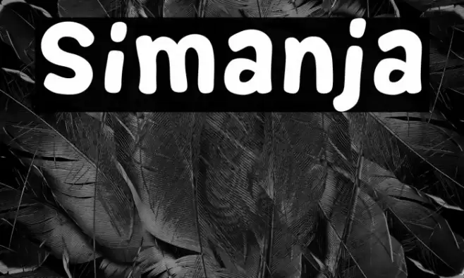 Simanja Font examples