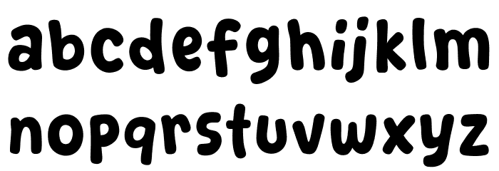 Simanja Font LOWERCASE