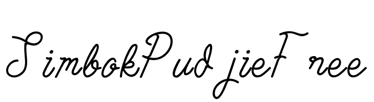 Simbok Pudjie Free Font