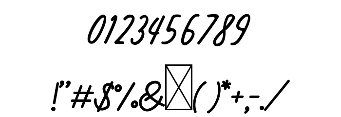 SimbokPudjieFree Font OTHER CHARS